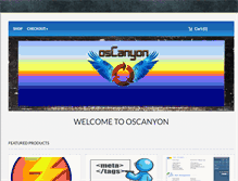 Tablet Screenshot of oscanyon.com